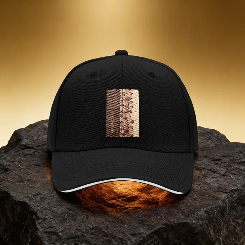 Four Cartoon Bears Hat, Unisex Printed Baseball Cap Sandwich Brim Sports Cap, Suitable for Daily Commuting and Travel - An Excel