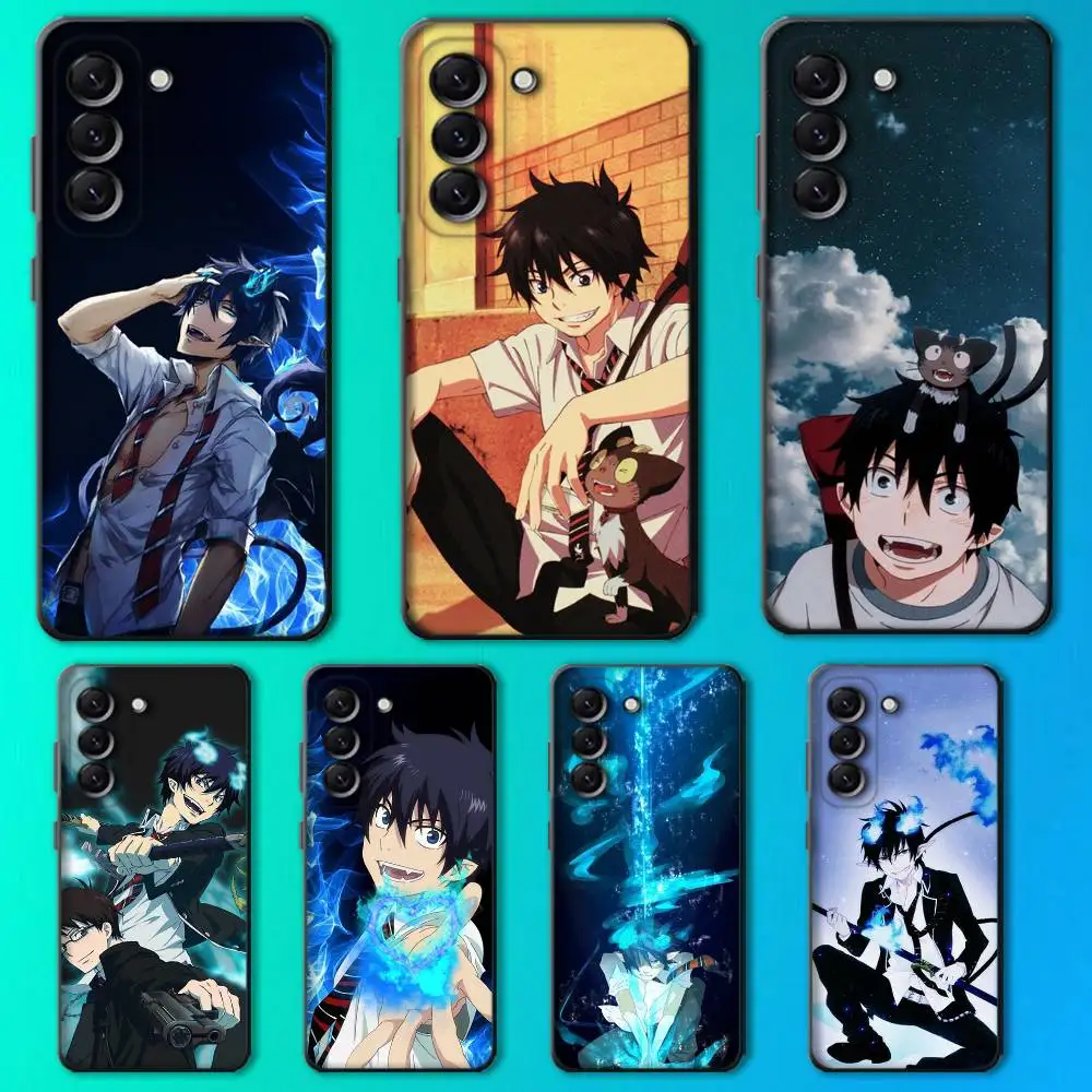

Exorcist Blue Phone Case For Samsung Galaxy A13,A21s,A22,A31,A32,A52,A53,A71,A80,Soft Black Shell
