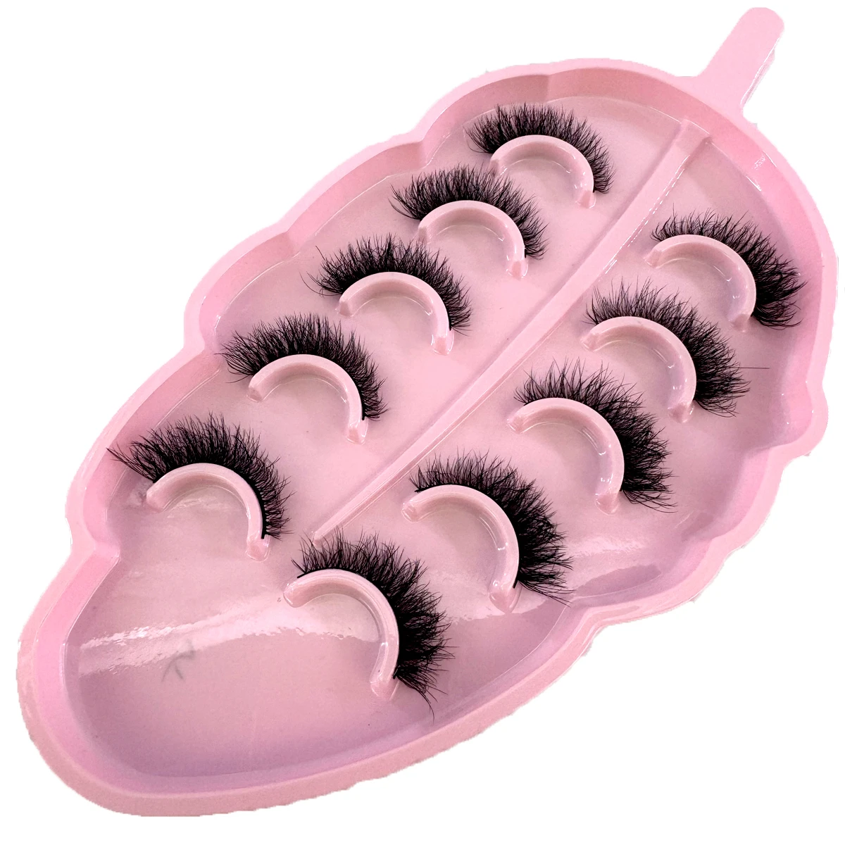 5 Paar Nerzwimpern, falsche Wimpern, natürlich/dick, lange Wimpern, weich, flauschig, dünn, 3D-Wimpern, Wimpernverlängerung, Make-up-Tools – Detail 10