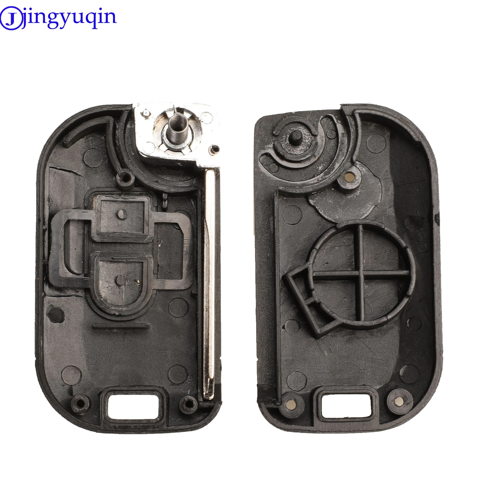 jingyuqin 2B Folding Remote Car Key Shell Case Fob Cover For Nissan Qashqai primera Micra Navara Almera