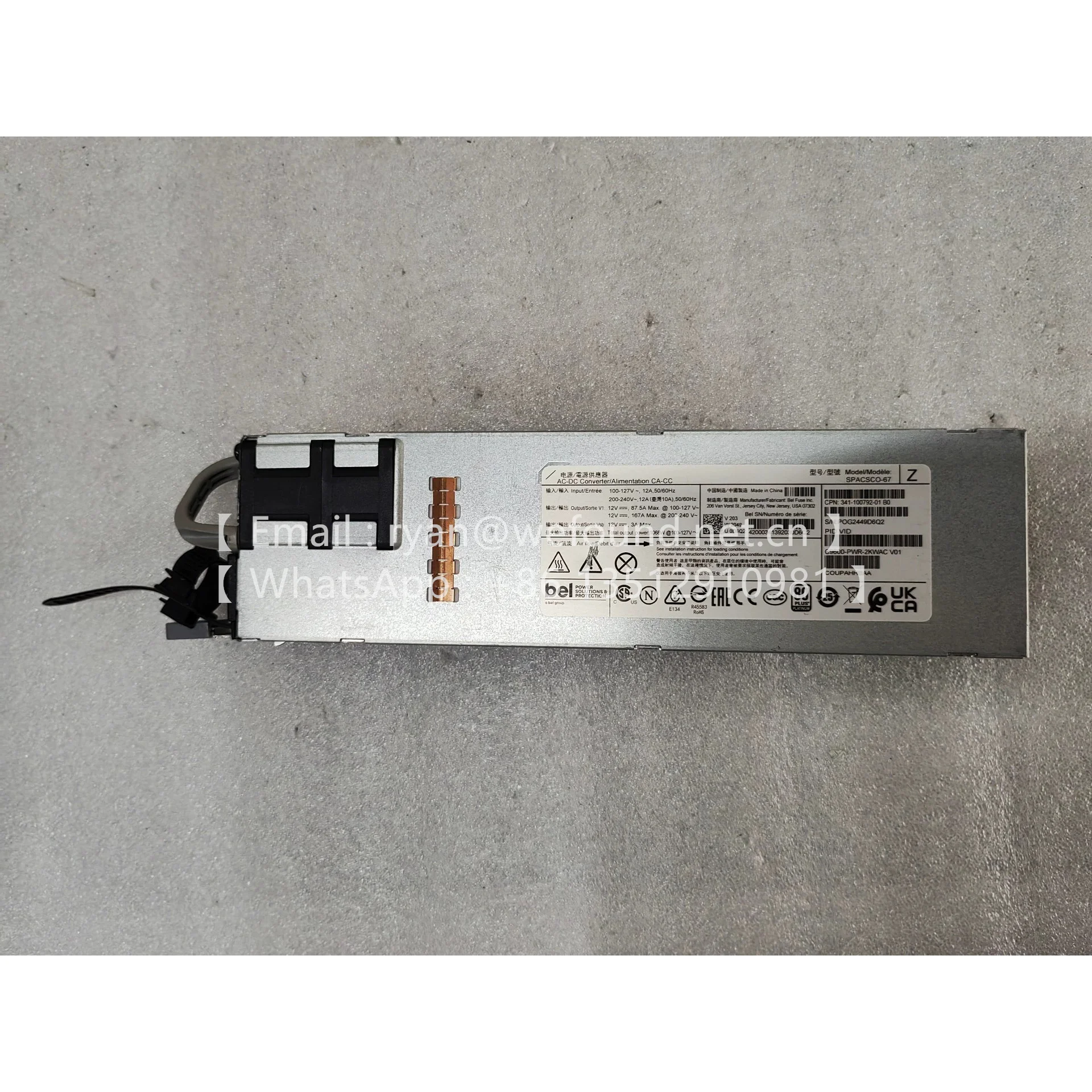 C9600-PWR-2KWAC Catalyst 9600 Series switches PSUs