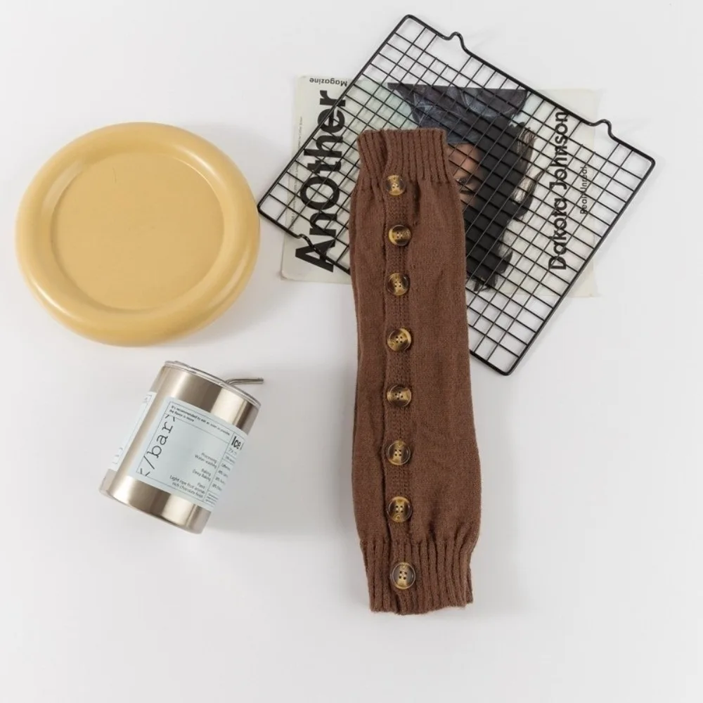 

New Solid Color Leg Warmers Thickened Harajuku Mid-Calf Sock Pile Sock Autumn and Winter