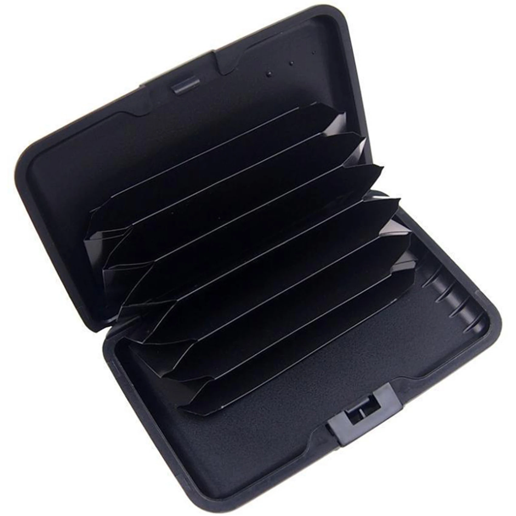 2024 Anti-Theft Credit Card Holder Blocking Wallet Coin Purse Aluminum Metal Waterproof Wallet Business Card Case for Men Women