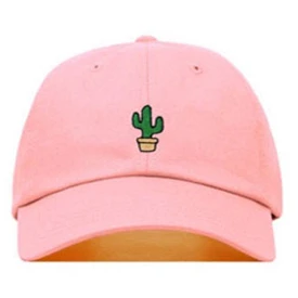 2024 New Cactus Embroidery Baseball Cap Fashion Couple Hat Summer Breathable Sports Caps Outdoor Dad Hats