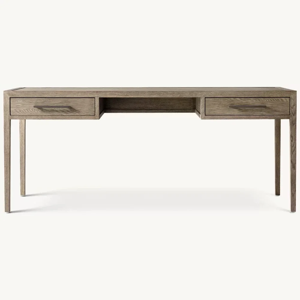 Business office American style square solid wood table Free table