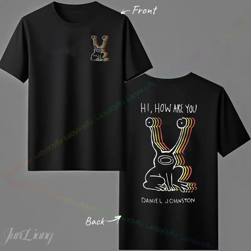 تي شيرت Retrospective، قميص بطبعة دانيال، جونستون 1961 - 2019. سوف نفتقدك. تي شيرت بنمط الحروف للرجال/النساء في الشارع