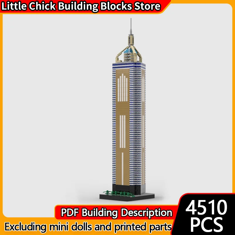 

City Street View Model MOC Building Bricks City Central Plaza Modular Technology Children Holiday Gifts Assemble Toys Suit