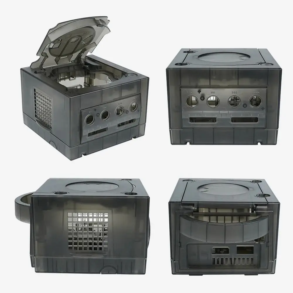 เปลี่ยนสวมใส่คอนโซลโปร่งใสหลายสีเกมคอนโซลเกมเปลือกสําหรับ Gamecube/NGC