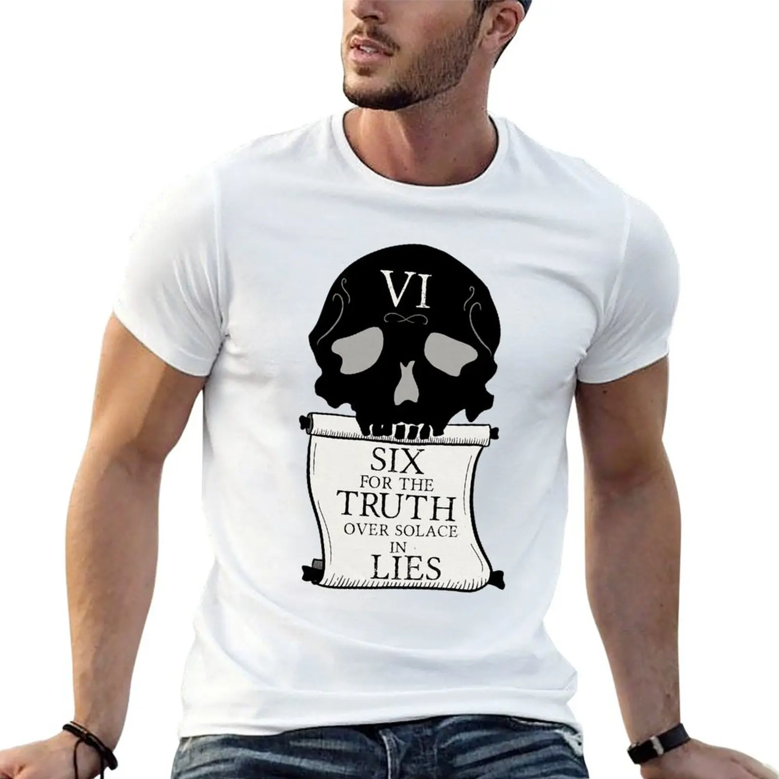 

Sixth House - Gideon the Ninth - For the Truth T-Shirt t shirt for man 100 percent cotton t shirts cotton 100% T-Shirt