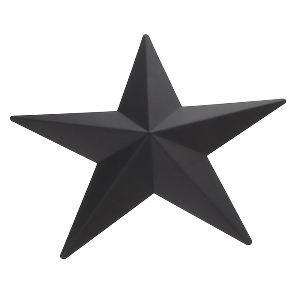 

European Vintage Iron 3D Black Wall Decor Rustic Farmhouse Hanging Ornament For Home Bar Cafe Office Barn Wall Art