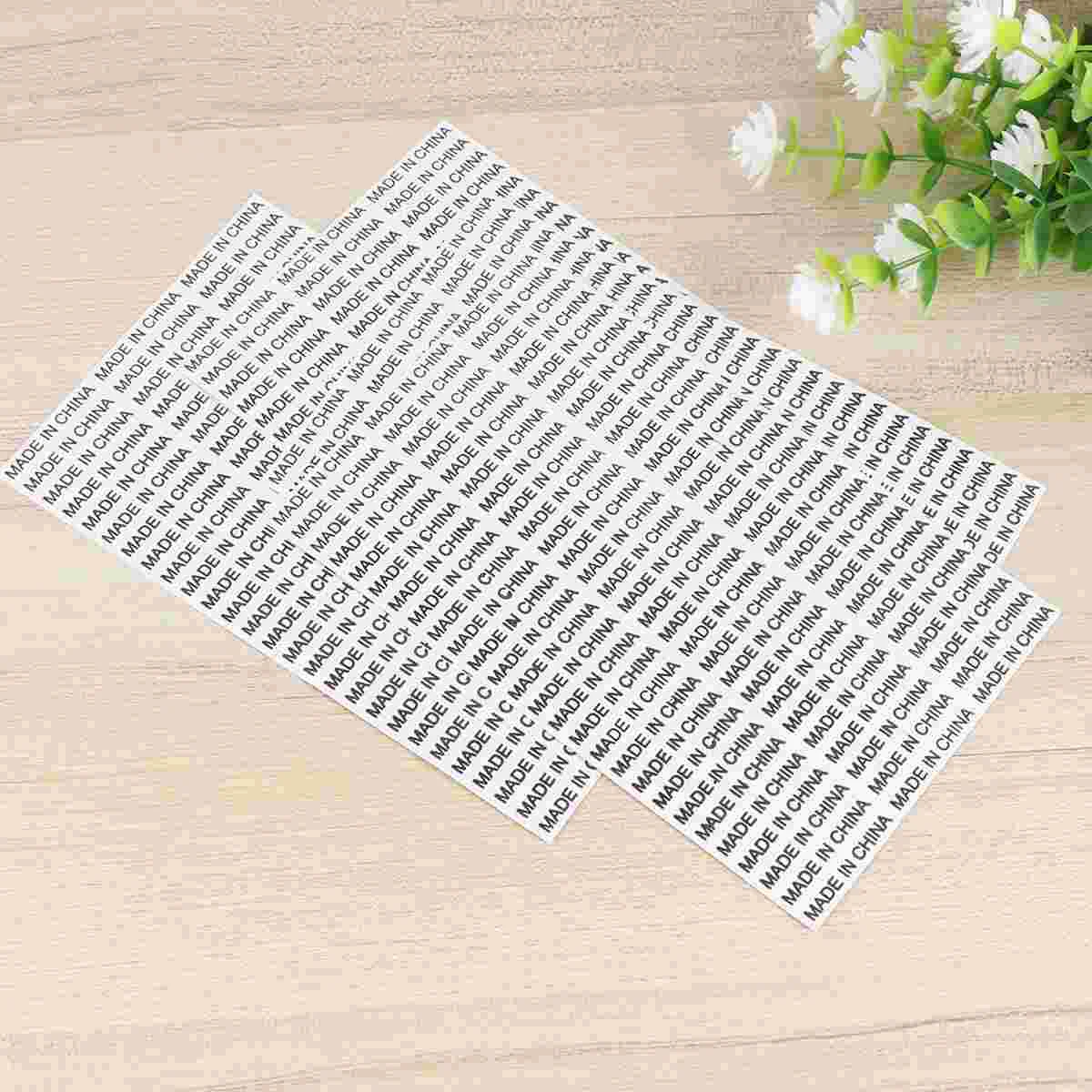 5000 Pcs Packaging Stickers Self Adhesive Chinese Style Waterproof Made China Imported Labels Package Products