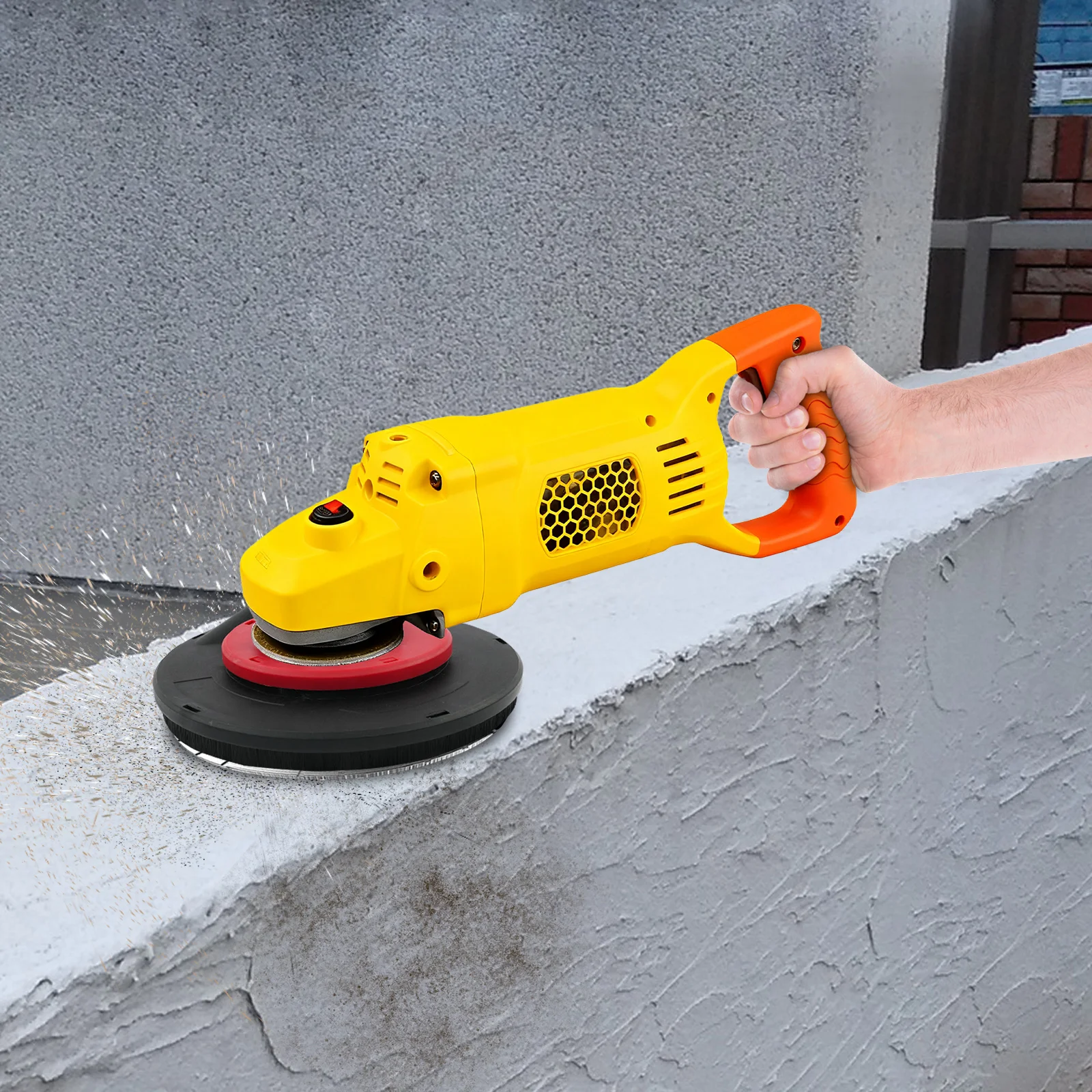 

Dust Cover for Angle Grinder 9 Inch Hand Angle Grinder Dust Cover Grinding Dust Cover for Dust Protection During Grinding Tasks