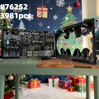 

Конструктор Batcave Shadow Box: Классическая модель 1989 года, 3981 деталь, декор для дома, игрушки, подарки на день рождения, 76252