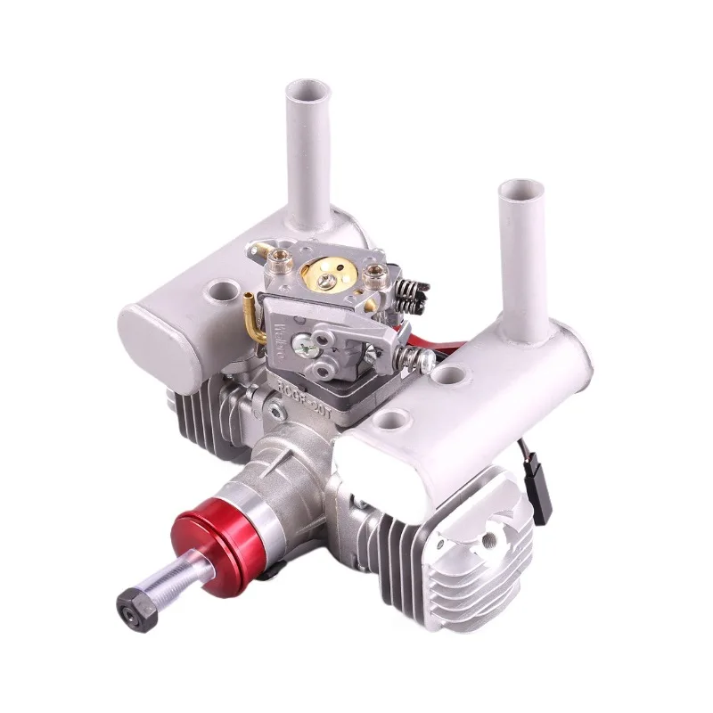 RCGF 21cc Twin 21CCT Gas / Petrol Engines For RC Airplane Two Strokes Single Cylinder Side Exhaust Natural Air