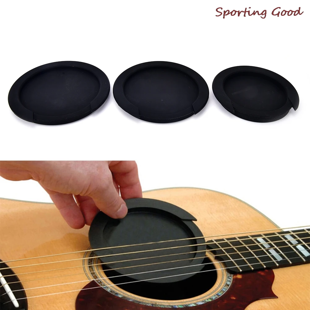 

8.6/10/10.2cm Silicone Acoustic Guitar Sound Hole Cover Classic Guitar Buster Soundhole Cover Buffer Hole Protector Guitar Parts