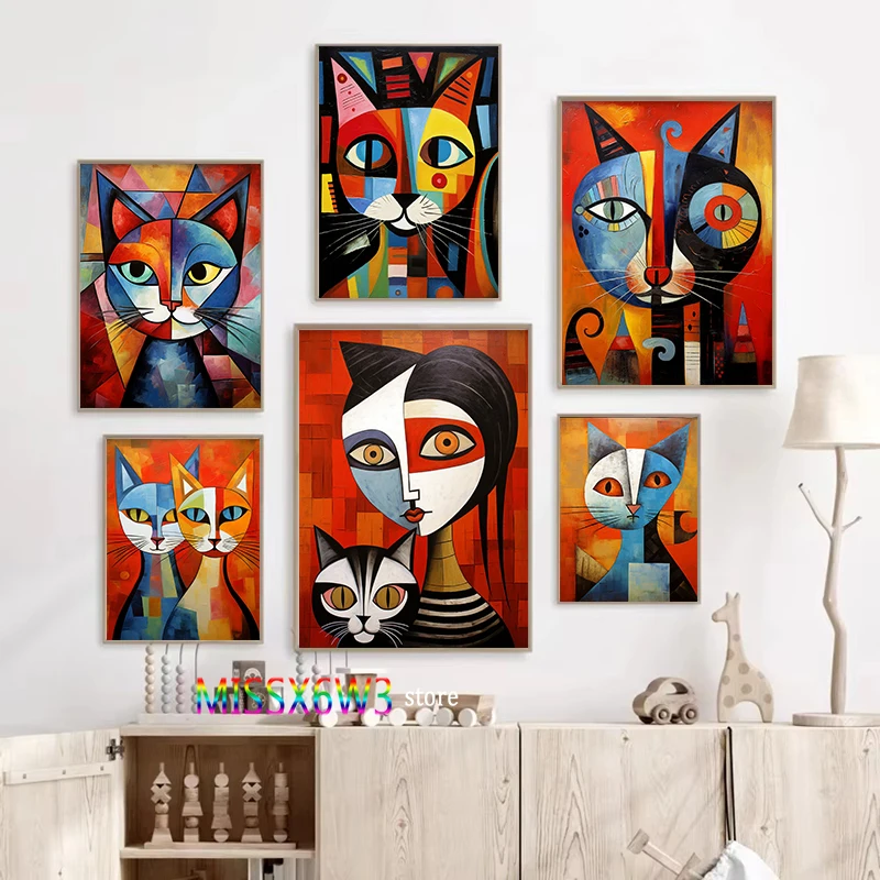 Picasso Style Cats … - image