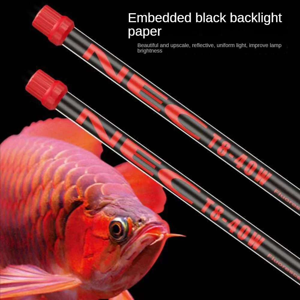 

Fish Tank Light,Submersible Aquarium Light T8 Lamp For Red Arowana Brightening and Color Inducing,Daylight,98CM/128CM/158CM