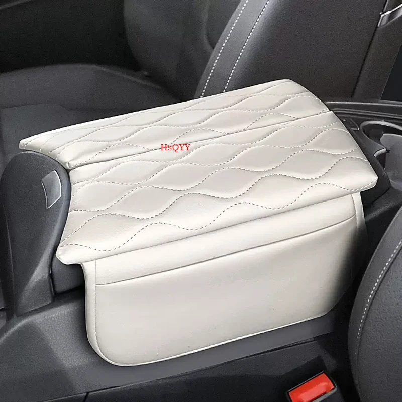 Center Console Armrest Box Cover Pad Decoration For Mercedes Benz V Class W447 V260 V300 Leather Anti-Scratch Armrest Cushio