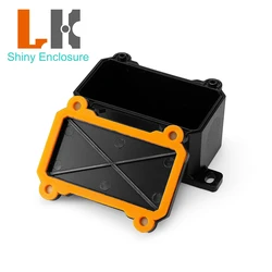 70x40x40mm Outdoor Black PC Plastic Flame Retardant Electrical Waterproof Junction Box IP68 Underground Sealed Case Enclosure