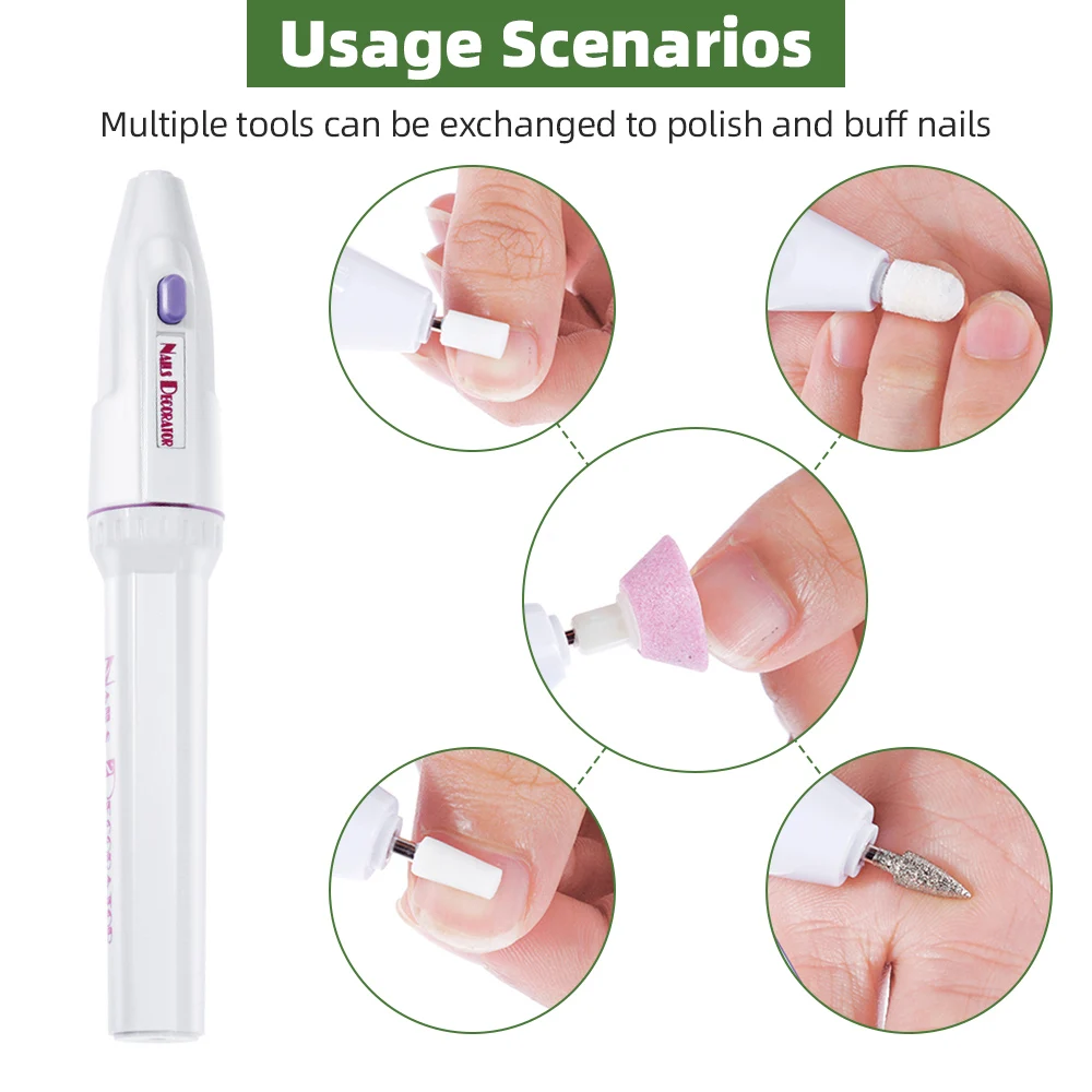 Trapano elettrico per unghie macchina per Manicure professionale Set per Pedicure multifunzionale strumenti per trapano per lima per unghie in ceramica