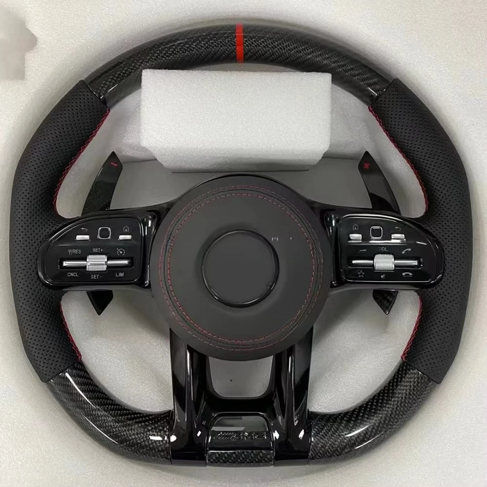 

High Quality Carbon Fiber Racing Steering Wheel Custom Car Steering Wheel for Vito v Class Mpv Van