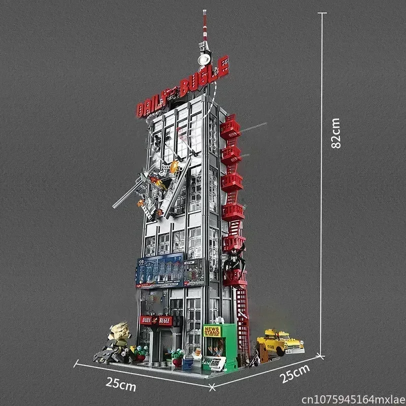 Os blocos de construção diários do clarim para crianças, tijolos clássicos, presentes de aniversário e Natal, compatíveis 76178, 3772pcs