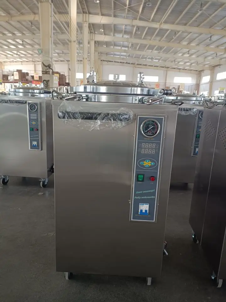 Vertical 35L 50L 75L 100L 120L 150L Sterilizer Automatic Pressure Steam sterilization machine