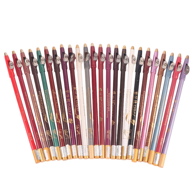 maveraKa 1 Pz Barbiere Matita Bordo Linea Sottile Rasoio Traccio Capelli Forma di Barba Accessori Con Temperamatite Linea di Capelli Penna Taglio di Capelli Trucco
