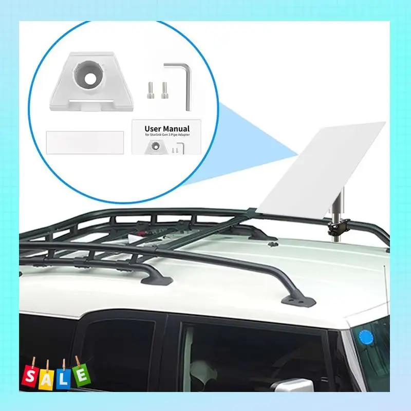 

A56X для Starlink Gen 3, адаптер для труб, монтажная стойка на крышу, соединители для труб, спутниковый кронштейн, крепление на крышу для Starlink Gen 3