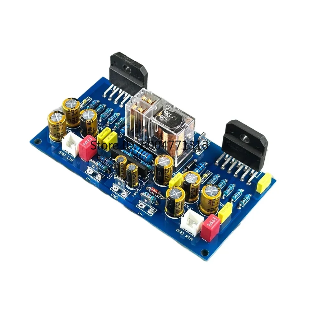 LM3886TF Dual Channel HiFi Stereo Power Amplifier Board 68W+68W With Speaker Protection Circuit
