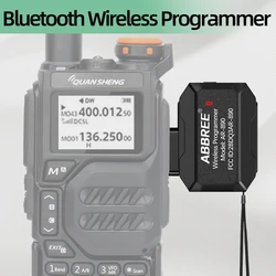 ABBREE Bluetooth Wireless Programmer for Walkie Talkie No Driver Issue Phone APP Programming for UV-K6 BF888S Quansheng UV-K5