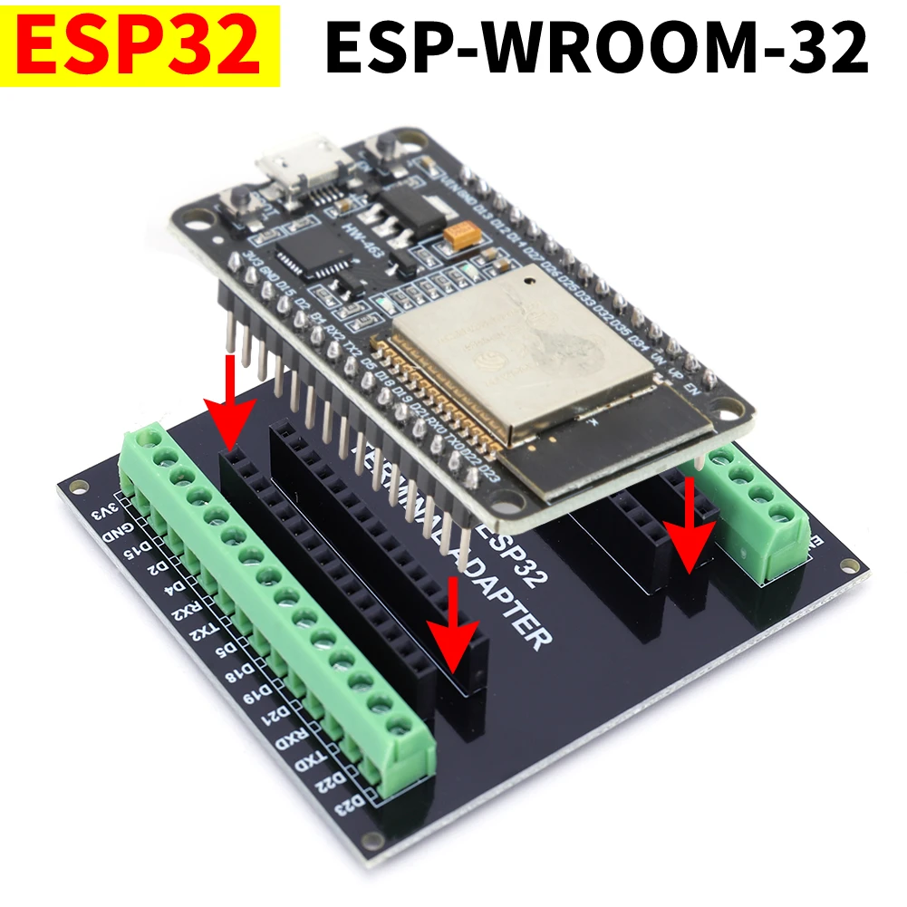 Макетная плата ESP32, плата расширения, совместимая с ESP32, Wi-Fi, Bluetooth модуль, NodeMCU-32S Lua, плата расширения 30Pin