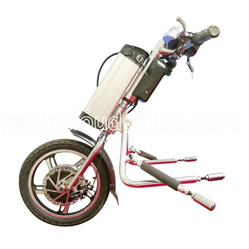 WP-02 36V 350W attacco per sedia a rotelle elettrica rimorchio Handcycle elettrico Handbike per sedia a rotelle manuale