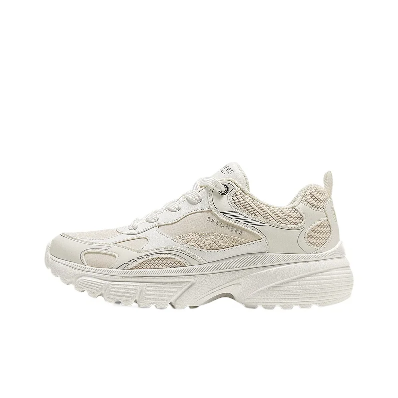 Skechers Street Chunky Sneakers Women's Low-top Beige 190225-OFWT