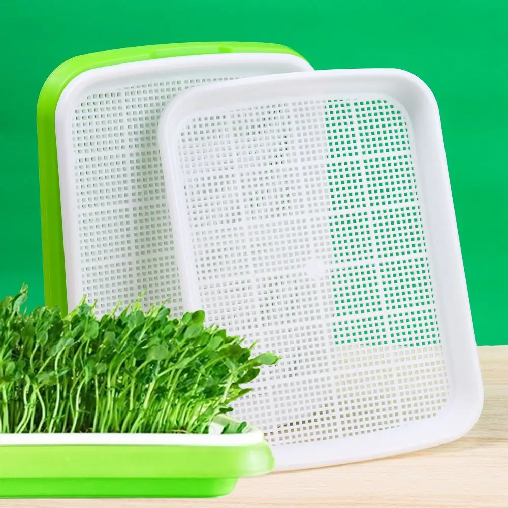 1pc Plastic Grow Nursery Pots Vegetable Soilless Nursery Trays Seed Germination Tray Seedling Sprout Plate Nursery Pots Tray