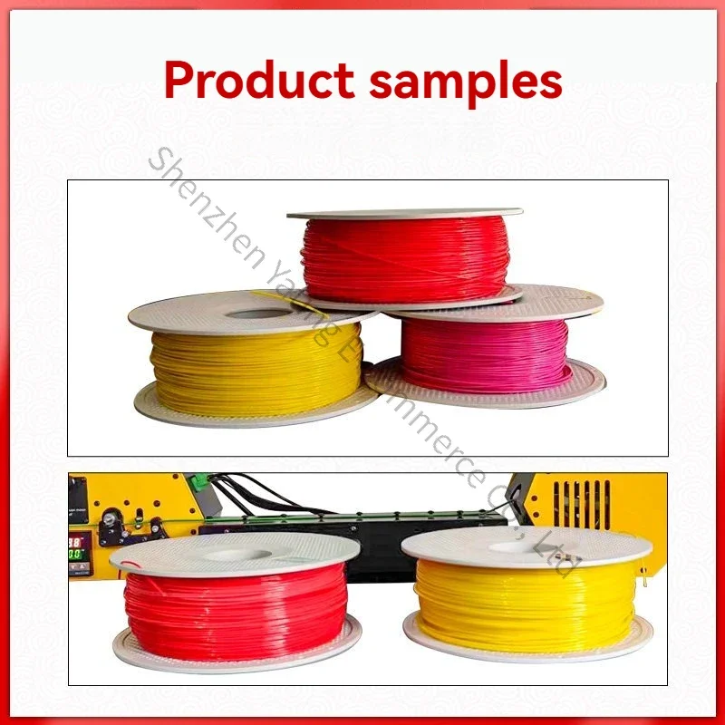 Equipment for extruding and winding 3D printing filament:compact extruder for waste plastic extrusion and 1.75mm filament windin