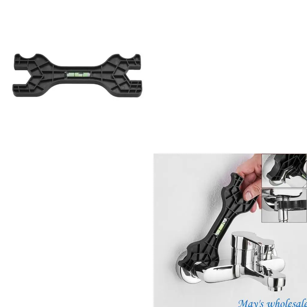 

Многофункциональный ключ 15 в 1, ключ для ванной комнаты, инструмент для крана, водопровода, черный инструмент для домашнего с