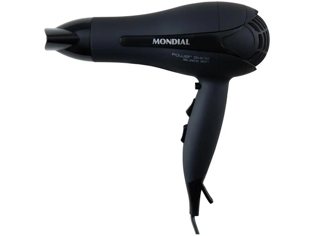 Mondial Power Shine Hair Dryer Black - 220V