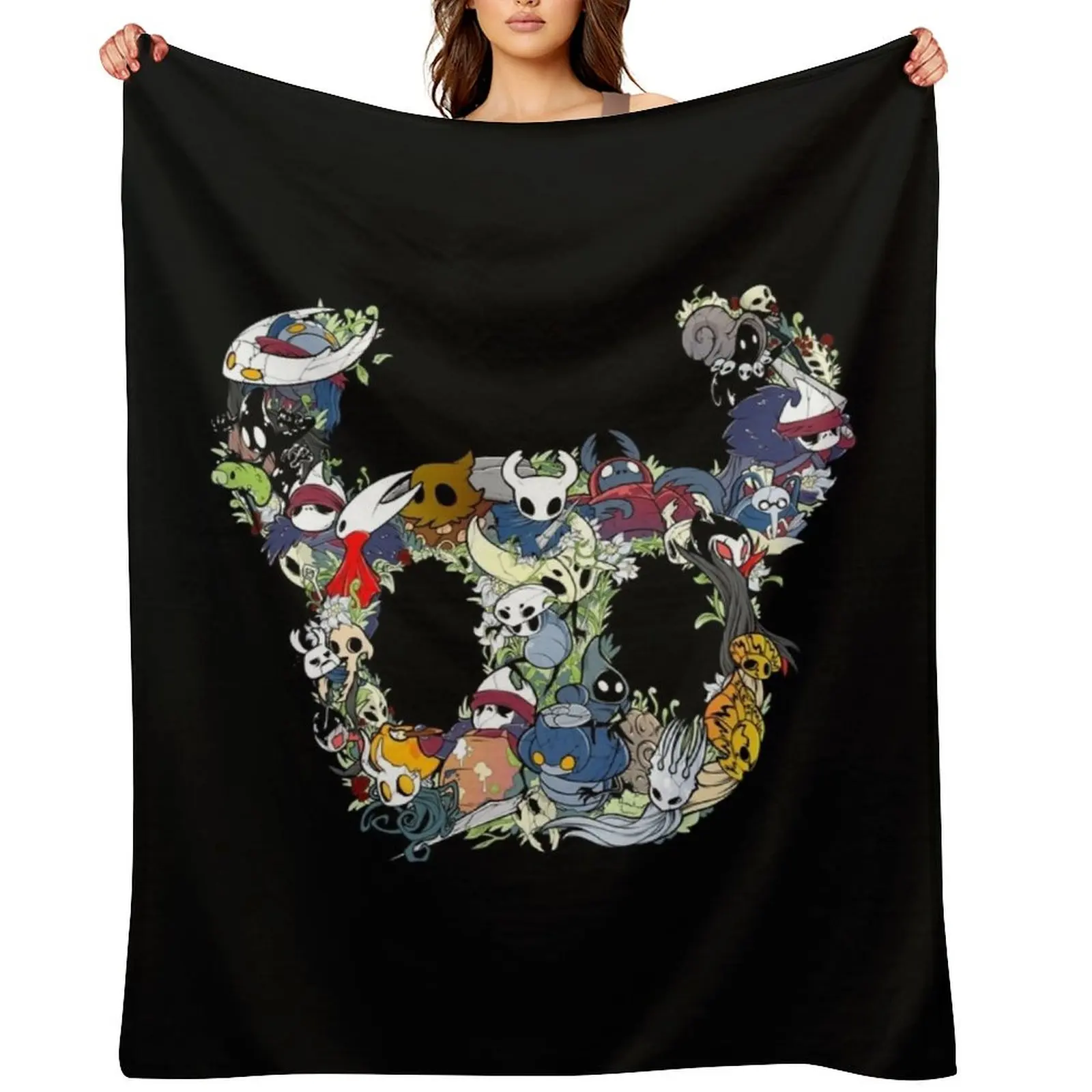 Hollow Crew (Mask) Throw Blanket Personalized Gift Soft Big Soft Blankets Sofas Of Decoration Blankets
