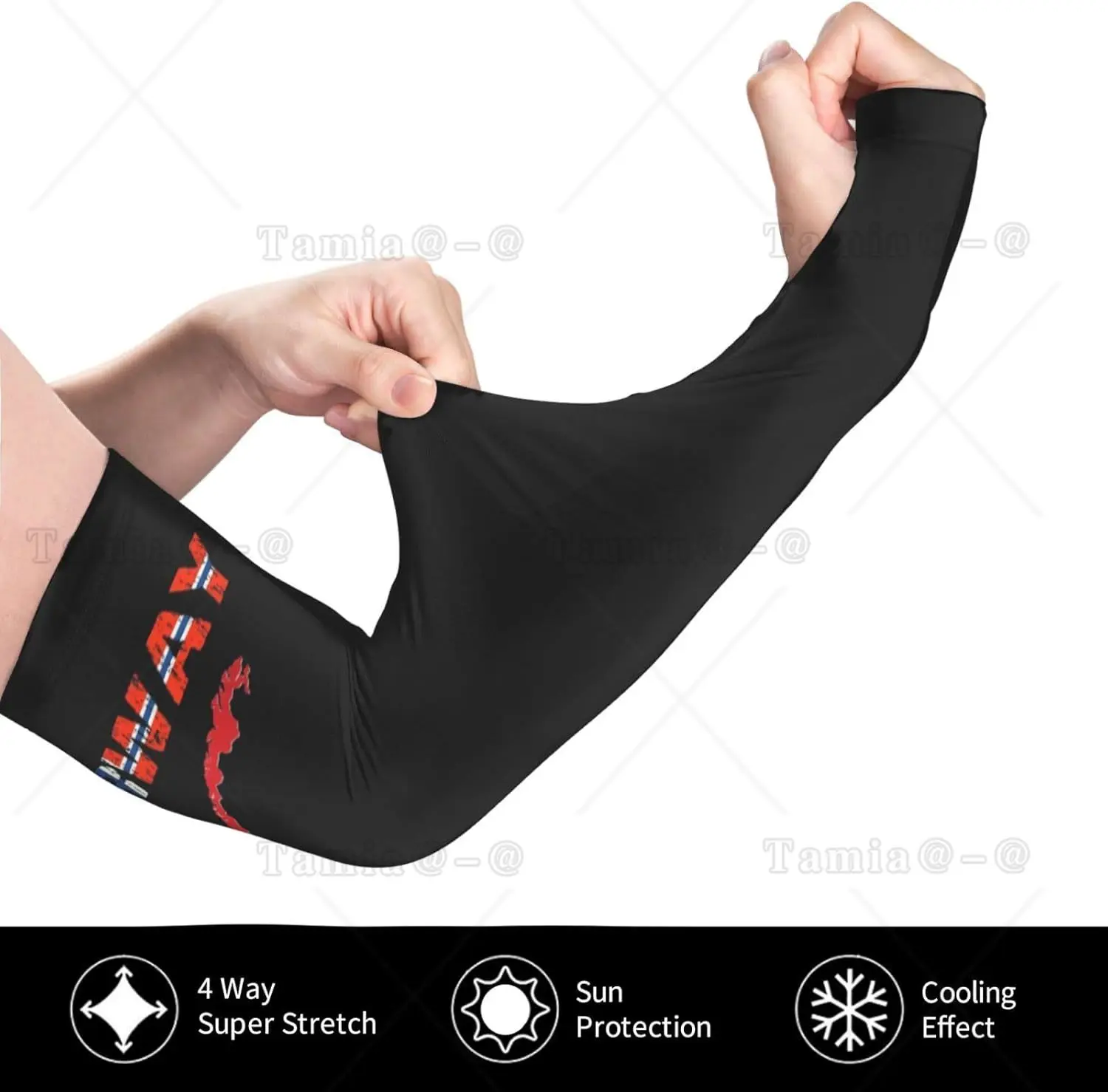 Рукава для шутеров Норвегии для женщин и мужчин, норвежские солнцезащитные рукава, охлаждающие рукава, чехол для рук с флагом Норвегии