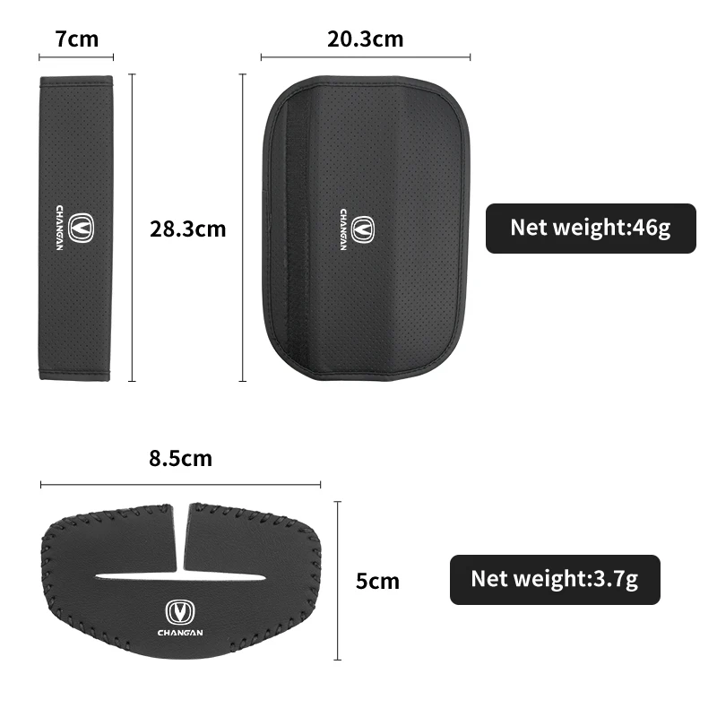 Car Shoulder Pad Safety Buckle Protective Anti-scratch Cover For Changan CS75 CS35 Plus CS15 CS95 RAETON CX70 CS55 EADO CX20