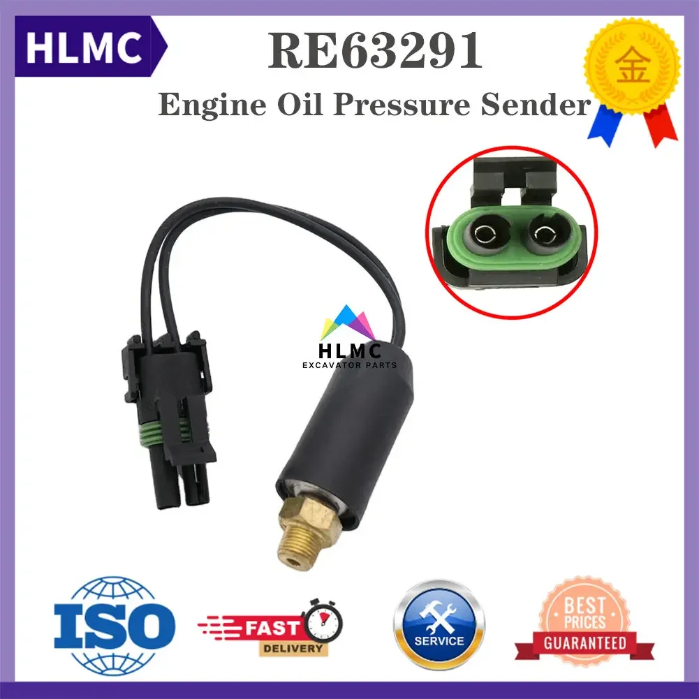 Oil Pressure Sensor RE63291 fit on 4055 4255 4455 4555 4560 4755 4955 8560 8760 8960