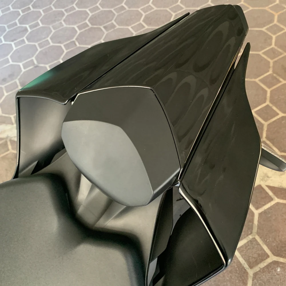 Fits for Yamaha YZF R6 ABS YZFR6 YZF-R6 2017-2022 Motorcycle Rear Passenger Seat Cowl Cover Tail Retrofit Hard Fairing - view 6