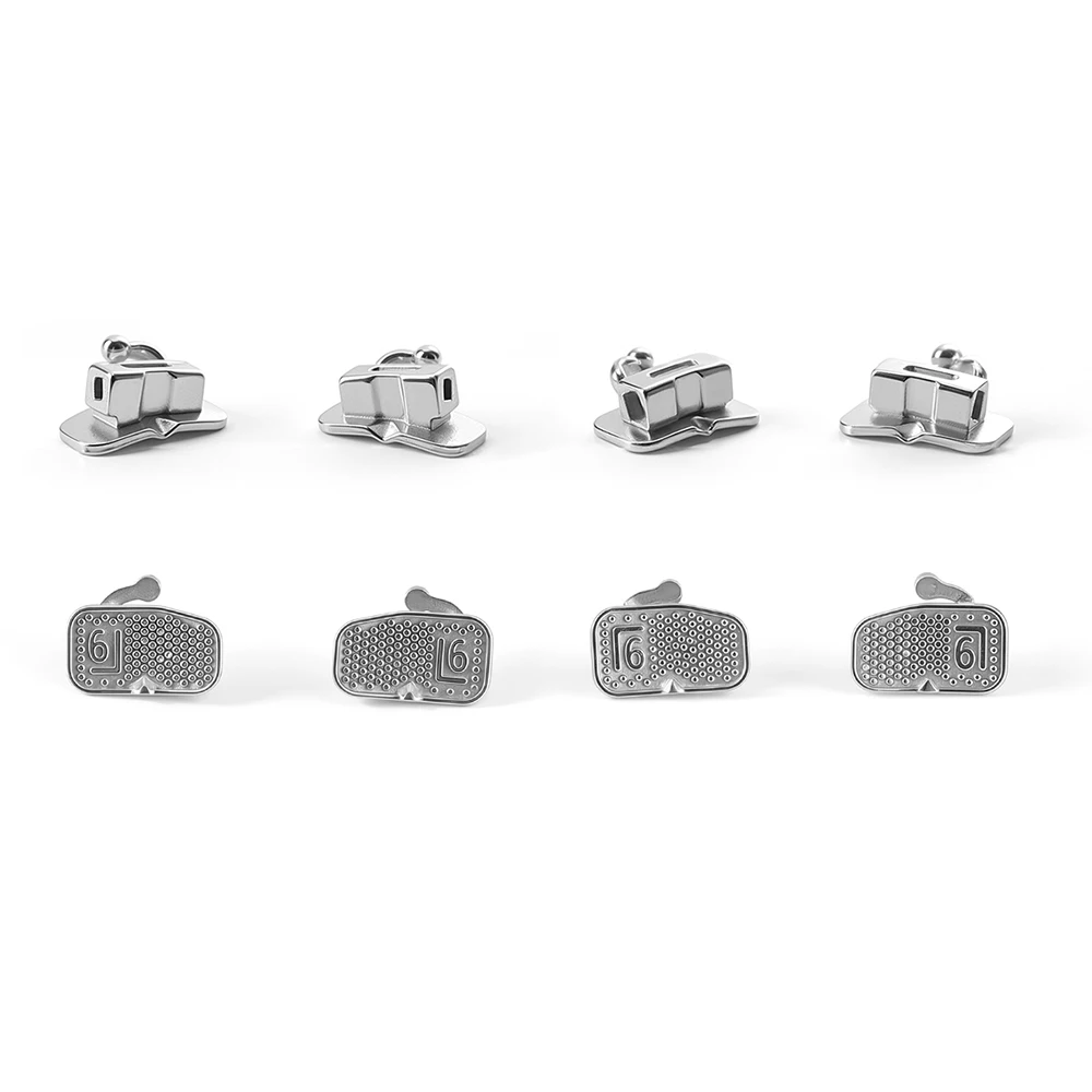50 Sets Zahnärztliche Kieferorthopädische Bukkalröhrchen für Molaren MIM Monoblock Mesh-Basis Bonding Nicht-Konvertierbar Roth MBT 0.022/0.018 – Detail 5