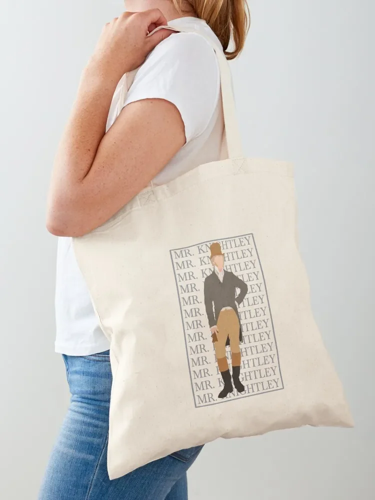 Mr. Knightley - Emma 2020 White background Tote Bag Lady bag tote bag university Women's shopper shopping