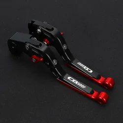 For HONDA CB500F 2013 2014 2015 2016 2017 2018 2019 2020 - 2023 Motorcycle Adjustable Brake Clutch Levers Handlebar Grips Ends