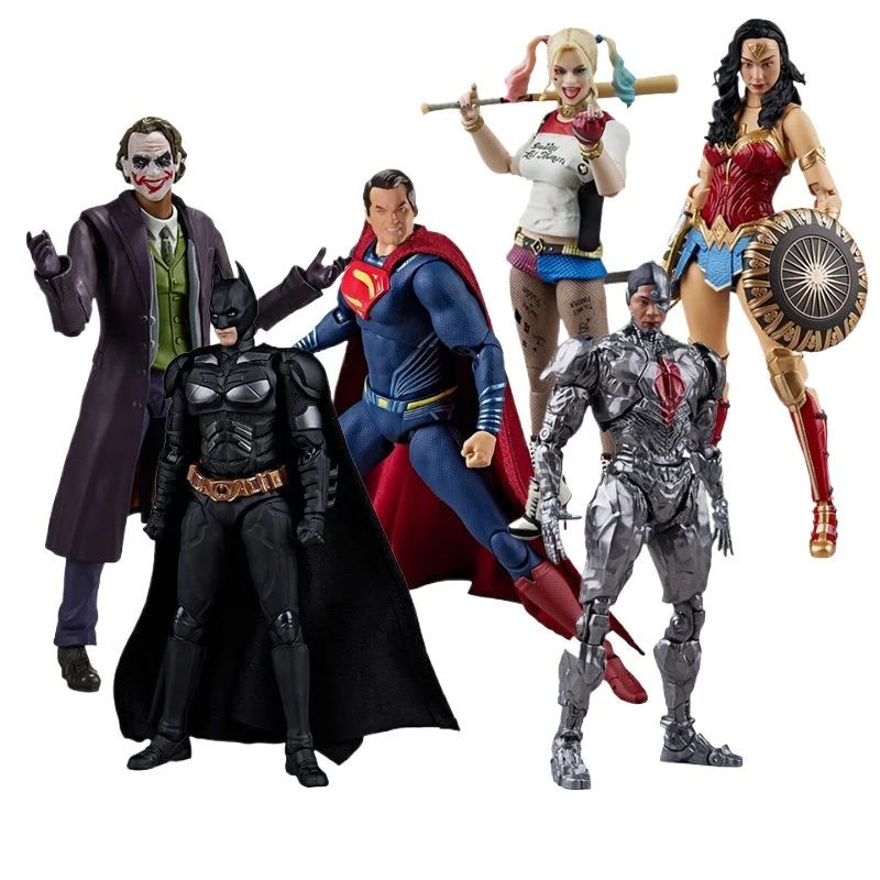 FondJoy Origina DC Comics Series: Batman Superman Cyborg Harley Quinn Wonder Woman Joker Action Figure Toys for Boys Girls Gift - view 3