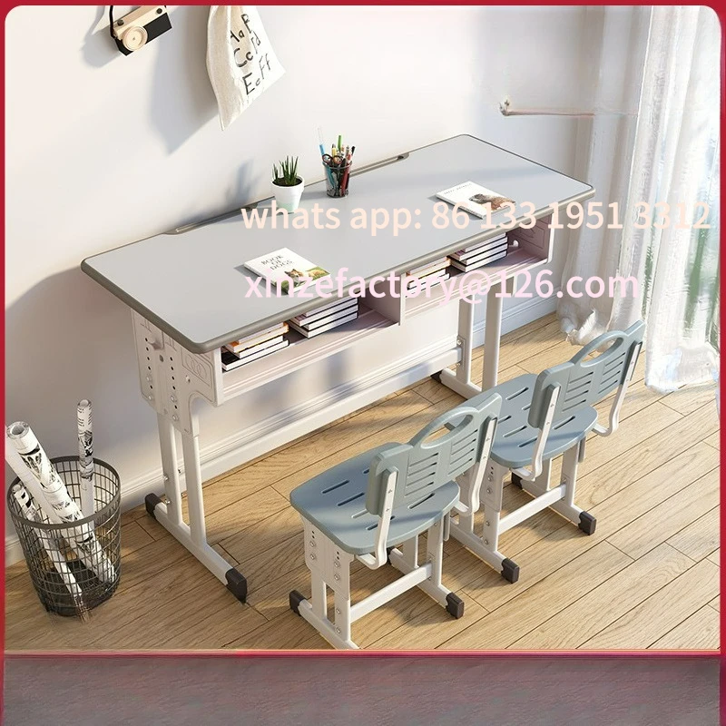 

Customizable Double Home Desk Lifting Writing Desk Set