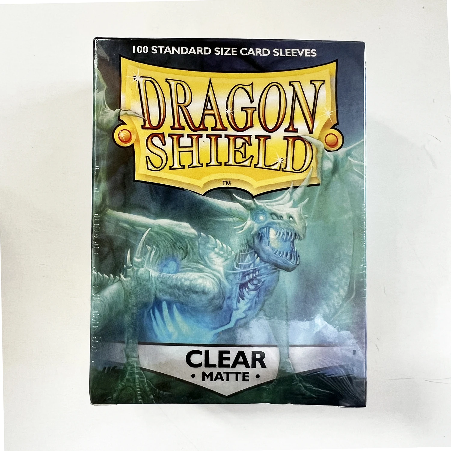 100 TEILE/LOS Dragon Shield Matt Blau/Schwarz/Klar Deck Schutzhüllen Brettspiel Abdeckung Standardgröße Für TCG/PKM/MTG 66x91mm