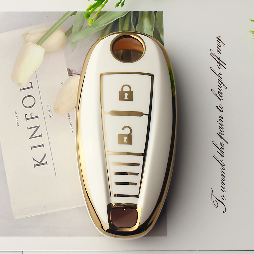 KEYYOU TPU Car Remote Key Case Shell Cover For Suzuki Vitara Swift Ignis Kizashi SX4 Baleno Ertiga Samurai S-Cross Accessories